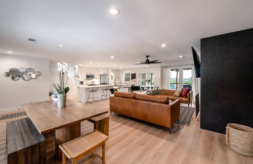 West Oak Hill House | Luxe Ranch Life l Pool & Spa l Firepit