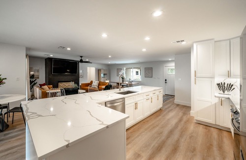 West Oak Hill House | Luxe Ranch Life l Pool & Spa l Firepit