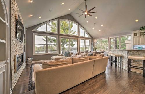 West Branch House | Luxe Waterfront Home with Private Lake Access!