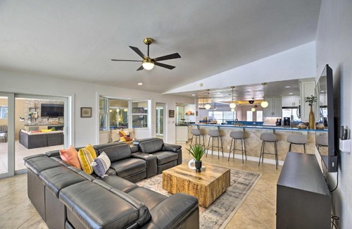 Caloosahatchee House | Luxe Waterfront Home with Pool and Dock in Cape Coral