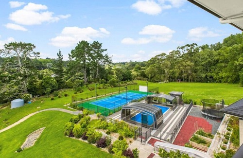 Whitford House | Luxe Whitford Mansion | Pool & Tennis Court