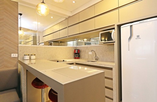 Matriz Apartment | ❤️⭐ Luxurious Batel Apt Opposite the Shop. Curitiba - Swimming pool, sauna and gym ✅