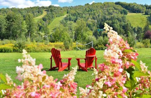 Saint-Sauveur Apartment | Luxurious suite with breathtaking views, ski in ski out