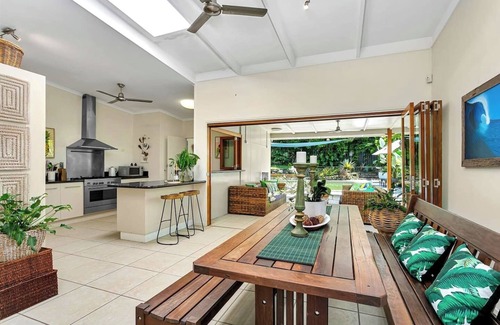 Whitfield House | Luxurious Family Villa with Private Pool, Nestled in Cairns' Tropical Paradise