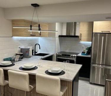 Pickering Apartment | Luxurious modern basement apartment