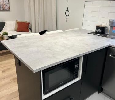 Pickering Apartment | Luxurious modern basement apartment