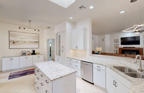 Tucson House | Luxurious remodeled home with gas fireplaces, patios, outdoor kitchen, & pool