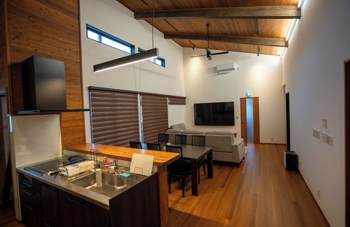 Nozawaonsen House | Luxurious space with sauna and steam room for rent