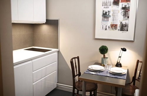 Inner City Budapest Apartment | Luxurious sunlit suite in a prime location with a private city-view balcony, A/C