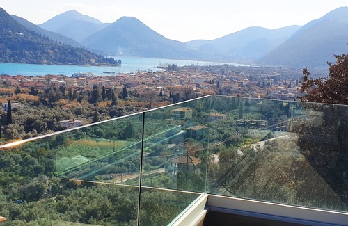 Nidri Villa | Luxurious Twin Stone Villa with breathtaking view