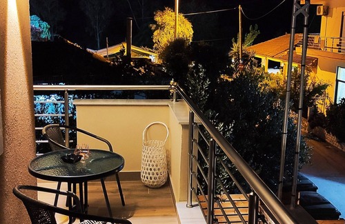 Ammoudia Apartment | Luxurious two bedroom family apartment with kitchen and balcony