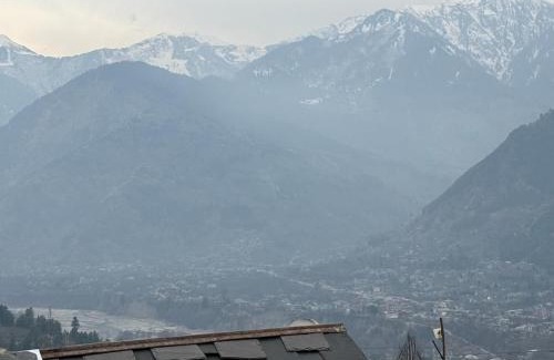 Naggar Apartment | Luxury 1 BHK Apartment for Rent in Naggar,Manali with Modern Kitchen, Wooden Interior, and Spacious Bathroom