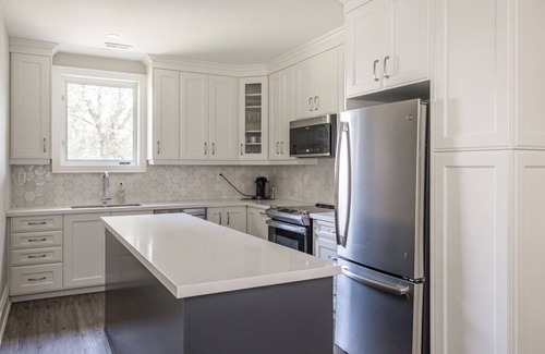 Hamilton Apartment | Luxury 2000 sq ft suite in Mini Mansion steps to Locke St. shops & restaurants.