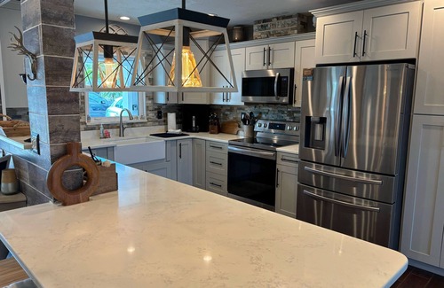 Englewood House | Luxury 3BR 3 Bath Home with Private POOL, SPA, and DOCK. Short stroll to Beach.