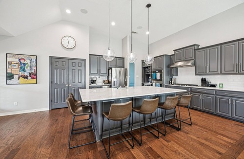 McKinney House | Luxury 4BR Smart Home w/Pool, Spa, Media Room & Pet-Friendly Yard