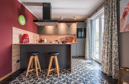 Krakow am See Apartment | Luxury apartment 122 m² directly on the water with boat - Luxus FeWO direkt am See mit