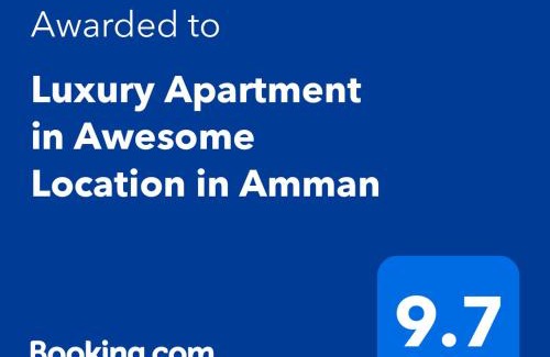 Amman Apartment | Luxury Apartment in Awesome Location in Amman