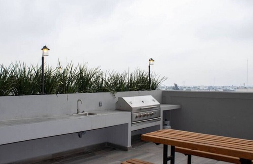 Monterrey Apartment | Luxury aprt in front of Fundidora Park, gym, BBQ.