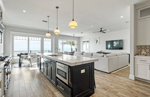 Bradenton Beach House | Luxury Beachfront Home with Pool, Golf Cart and Bikes Included!