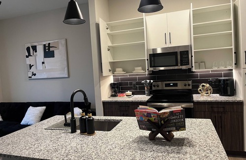 Westside Apartment | Luxury Black and Gold Escape in heart of Midtown, Atlanta