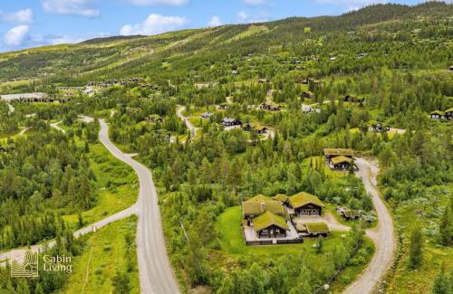 Nes House | Luxury Cabin at Nesfjellet with sauna, bbq, close to ski & golf