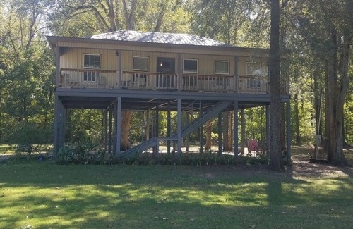 Acme House | Luxury cabin located on the Larto Lake. Lakeview from porch. Pet friendly!