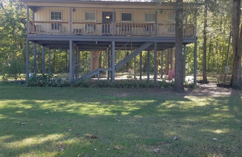 Acme House | Luxury cabin located on the Larto Lake. Lakeview from porch. Pet friendly!