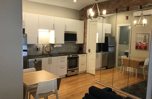 Rochester Apartment | Luxury Contemporary Studio, queen bed, full kitchen Apt 8