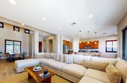 South Mountain House | Luxury desert retreat with a pool, cabana, grill, fireplace, & AC - dog-friendly