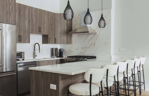 Near North Side Apartment | Luxury Designer Penthouse|Private Deck|Gold Coast