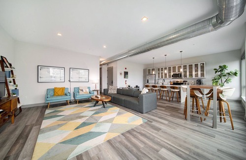 Lake Orion Apartment | Luxury Downtown Apartment, 2-Bed 2-Bath with Balcony Overlooking the River!