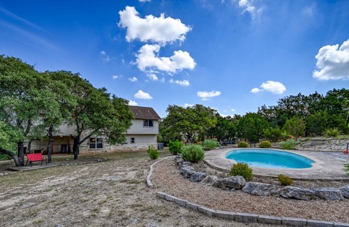 Spring Branch House | Luxury Home! - Pool - Fire Pit - Near Canyon Lake!