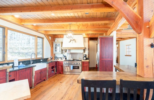 Telluride House | Luxury home with majestic mountain views, private hot tub, fireplace & deck