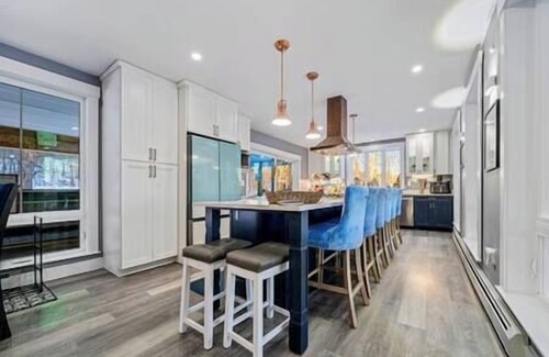 Bryant Pond House | Luxury Lake Chalet Swim Beach · Hot Tub+ Fireside
