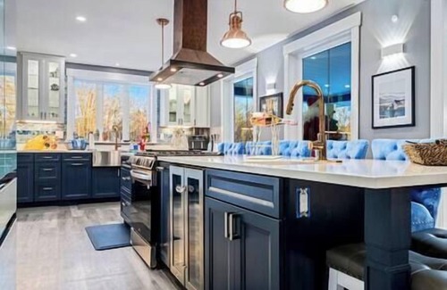 Bryant Pond House | Luxury Lake Chalet Swim Beach · Hot Tub+ Fireside