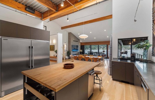 Olympia House | Luxury Lake Retreat Private Dock, Covered Hot Tub, Views, Kayaks