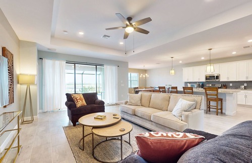 Gateway House | Luxury lake view home with pool, hot tub, athletic courts, & gym - dog-friendly