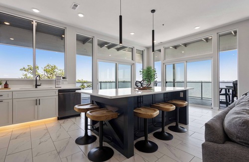 Watertown Condo | Luxury Lakefront Condo w/Private Hot Tub & Sauna