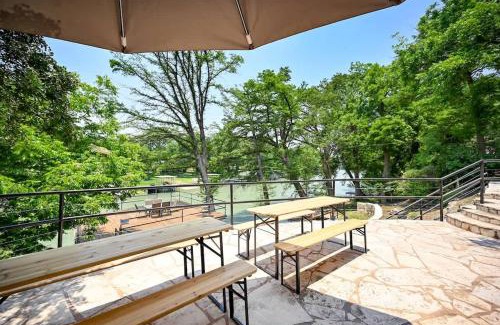 Seguin House | Luxury Lakefront Oasis with Boat Dock-Firepit