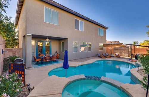 Henderson House | Luxury Las Vegas Villa: Heated Pool & Game Room