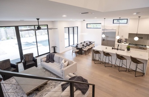 Galindo House | Luxury New Home, Private Pool/Spa, Sleeps 10 all King, Cold Plunge, 4 min to Dt
