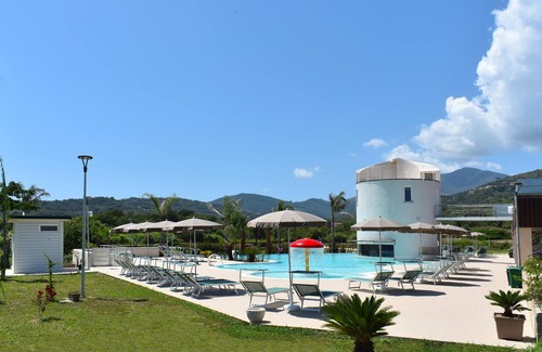 Casal Velino Apartment | Luxury Oasis: Apartment with Terrace and Charming Pool at Hyéle!