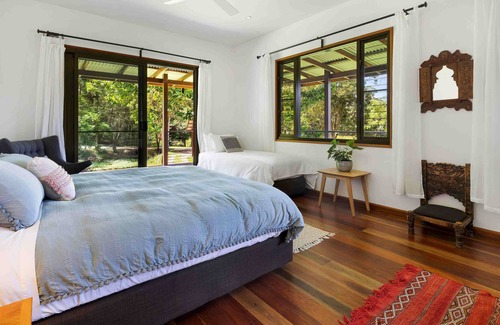 Main Arm House | Luxury Private Retreat Near Mullumbimby, Fireplace