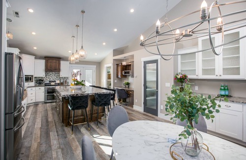 Layton House | Luxury Retreat-gourmet kitchen, playhouse, hot tub, & steam shower