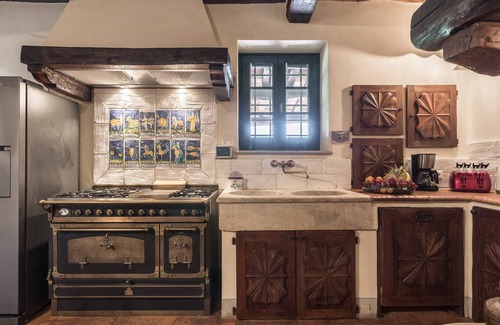 Monsummano Terme Villa | Luxury stone villa with infinity pool,jacuzzi corner,Wi-Fi, gym room, sleeps 11