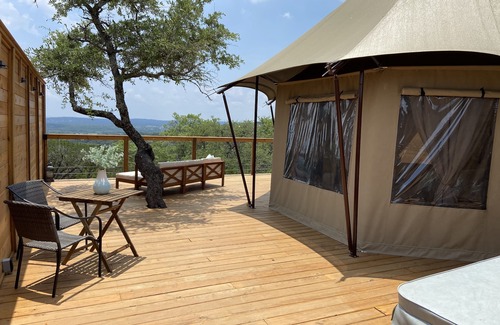 Oatmeal Cabin | Luxury Tent #1 w/hot tub and amazing views
