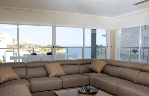 Pueblo Mascarat House | Luxury Villa front line beach, Free Wifi, Private Pool, Sea Views !!