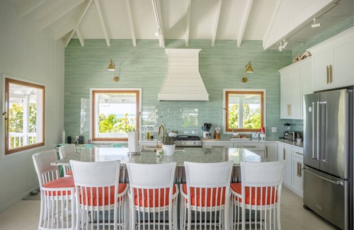Man O War Cay House | Luxury waterfront villa overlooking the Sea of Abaco w/dock and lots of privacy