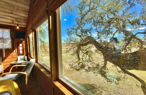 Dripping Springs Cabin | MACK: a Gorgeous Treehouse Studio for 4, overlooking the Texas Hill Country