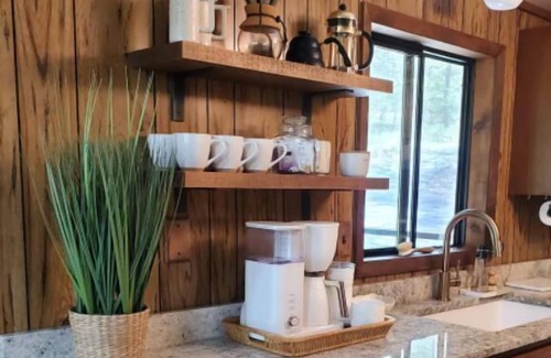 Pocono Pines Cabin | Magical | Riverfront | Hot Tub | Firepit Nights